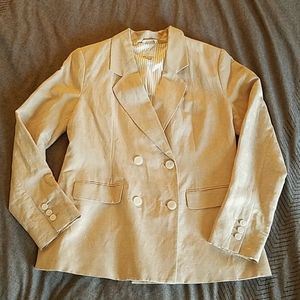 Light tan blazer NWOT